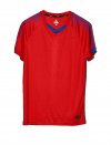 Men's Custom Royal Red-White Authentic Throwback Rib-Knit Baseball Jersey Shirt